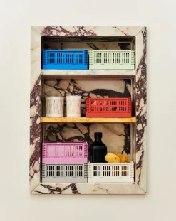 Storage Baskets^HAY Colour Crate Mini 2-pack 13x17 cm, Dusty rose Pink