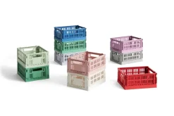 Storage Baskets^HAY Colour Crate Mini 2-pack 13x17 cm, Dusty rose Pink