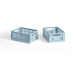 Sale HAY Colour Crate Mini 2-pack 13x17 cm, Soft Blue