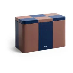 Online HAY Tin Container medium, Brown-midnight blue Multi