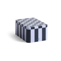 Boxes & Jars^HAY Tin Container small, Dark -lavender Blue