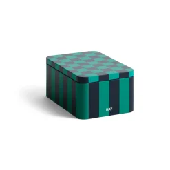 Boxes & Jars^HAY Tin Container small, Green-dark blue GreenBlue