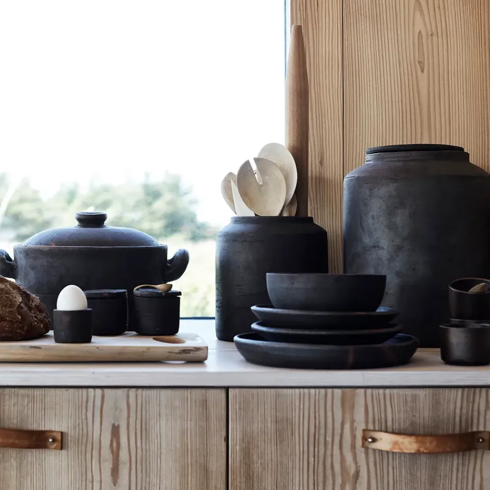 Serving Bowls^MUUBS Hazel bowl L, Brown