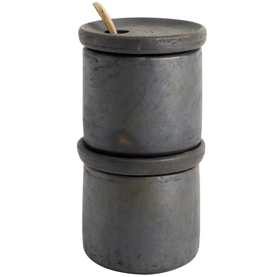 Sale MUUBS Hazel salt- and pepper set, Brown