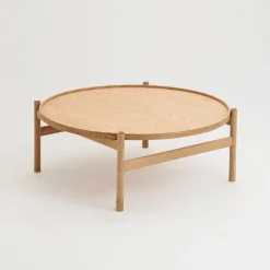 Discount Brdr. Krüger HB coffee table Ø100 cm, Oiled oak Brown