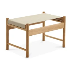 Sale Brdr. Krüger HB stool, Oiled oak-canvase BrownBeige