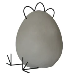 DBKD Heavy Hen easter decoration concrete, large Grey