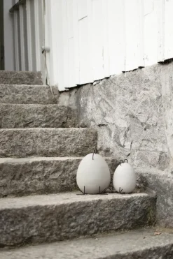 Clearance DBKD Heavy Hen easter decoration concrete, small Grey