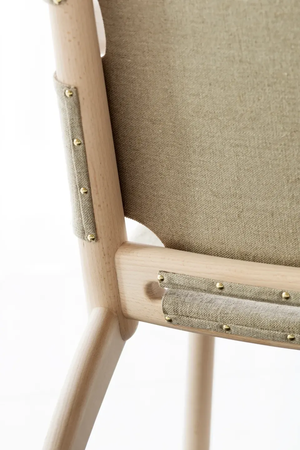 Armchairs & Footstools^Gärsnäs Hedwig armchair, Beech-white-cloth canvas Grey