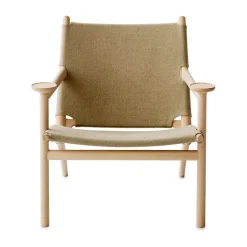 Armchairs & Footstools^Gärsnäs Hedwig armchair, Beech-white-cloth canvas Grey