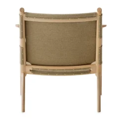 Armchairs & Footstools^Gärsnäs Hedwig armchair, Beech-white-cloth canvas Grey