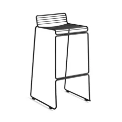 HAY Hee High barstool 75 cm, Black