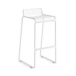 Seating|Bar Stools^HAY Hee High barstool 75 cm, White