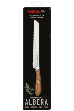Bread Knives^Heirol albera bread knife, 20 cm Brown