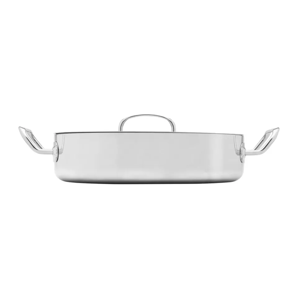 Clearance Heirol Cerasafe® Triply sauté pan 4 liters, Stainless steel Silver-coloured