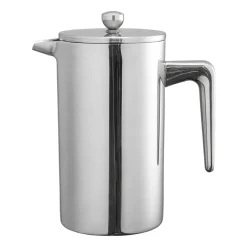 Heirol coffee press stainless steel, 1 L. 8 cups Silver-coloured