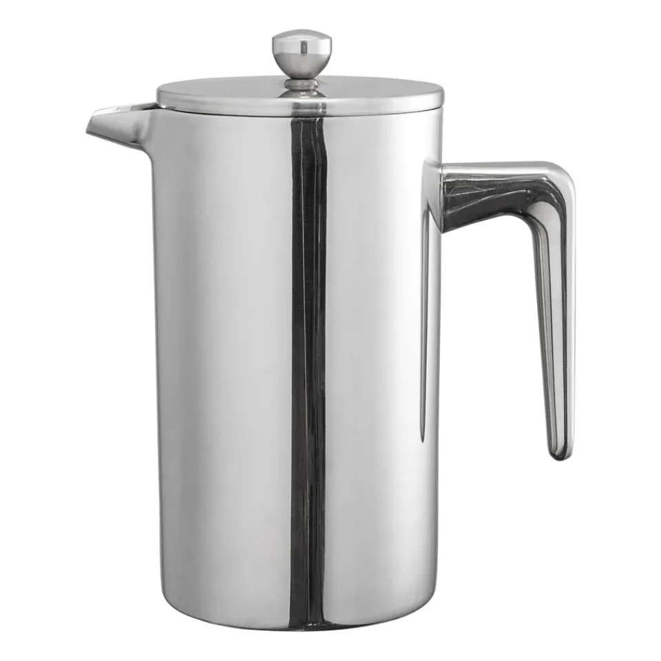 Heirol coffee press stainless steel, 1 L. 8 cups Silver-coloured