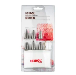 More Baking Accessories^Heirol decoration set, 35 cm Silver-coloured