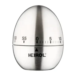 Hot Heirol egg timer, Stainless steel Silver-coloured