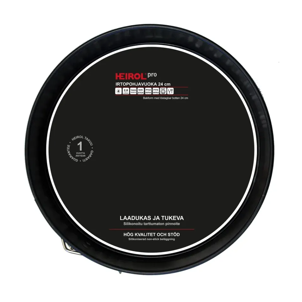 New Heirol PRO springform, Ø24 cm Black