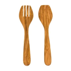 Best Heirol serving cutlery, Olive wood Brown