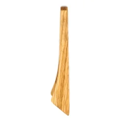 Heirol serving tongs olive wood, 30 cm Brown