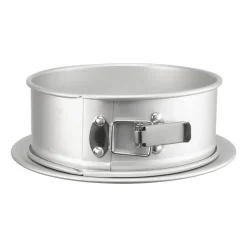Round Flat Oven & Flan Dishes|More Baking Accessories^Heirol springform anodized aluminum, Ø23 cm Silver-coloured