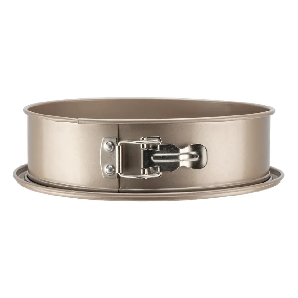 Round Flat Oven & Flan Dishes|More Baking Accessories^Heirol springform champagne coloured, Ø24 cm Gold-coloured