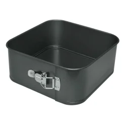 Round Flat Oven & Flan Dishes|More Baking Accessories^Heirol square springform extra high, 24x24 cm Black