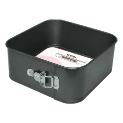 Round Flat Oven & Flan Dishes|More Baking Accessories^Heirol square springform extra high, 24x24 cm Black