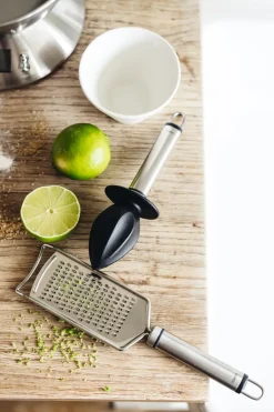 Outlet Heirol Steely grater, Stainless steel Silver-coloured