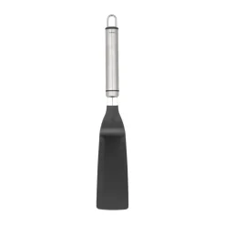 Spatulas & Dough Scrapers^Heirol Steely nylon spatula, Black-stainless steel BlackSilver-coloured