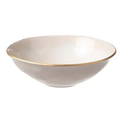 Clearance Heirol x Nosse Edge bowl Ø25 cm, Gold WhiteGold-coloured
