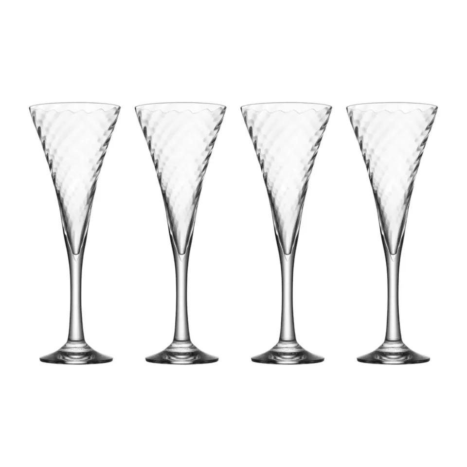 Orrefors Helena champagne glass 25 cl 4-pack, Clear Transparent