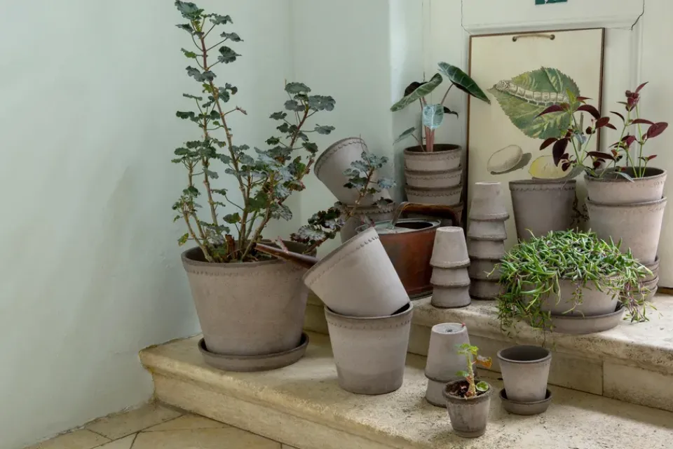 Flower Pots^Bergs Potter Helena flower pot Ø12 cm, Grey