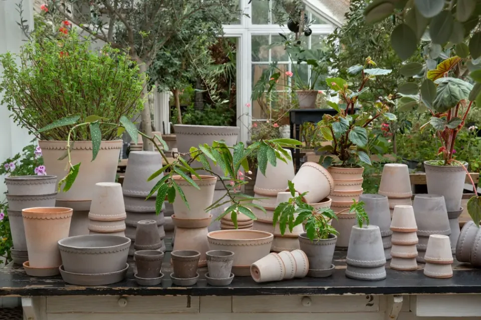 Flower Pots^Bergs Potter Helena flower pot Ø12 cm, Grey