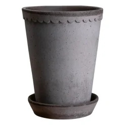 Flower Pots^Bergs Potter Helena flower pot high Ø14 cm, Grey