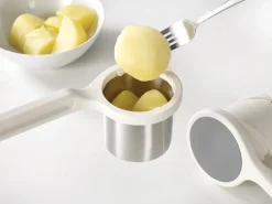 Mashers & Ricers^Joseph Joseph Helix potato press 26.5 cm, White WhiteGrey