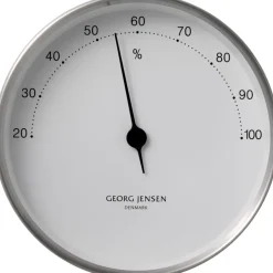 Thermometers & Timers^Georg Jensen Henning Koppel Hygrometer 10 cm, White