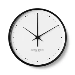 Wall Clocks^Georg Jensen Henning koppel wall clock Ø 30 cm, -white Black