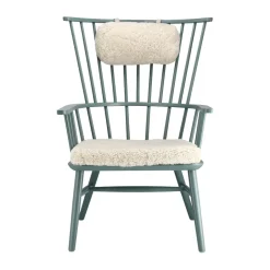 Armchairs & Footstools^Stolab Henriette armchair, Fog 22 BlueWhite