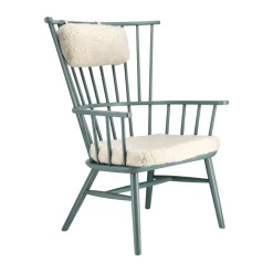 Armchairs & Footstools^Stolab Henriette armchair, Fog 22 BlueWhite