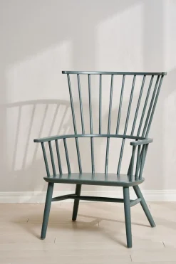Armchairs & Footstools^Stolab Henriette armchair, Fog 22 BlueWhite