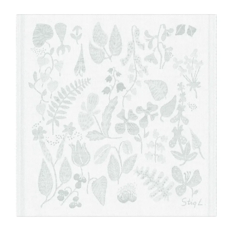 New Ekelund Linneväveri Herbarium napkin 35x35 cm, Grey