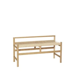 Clearance Hübsch Heritage bench 100x41 cm, Nature