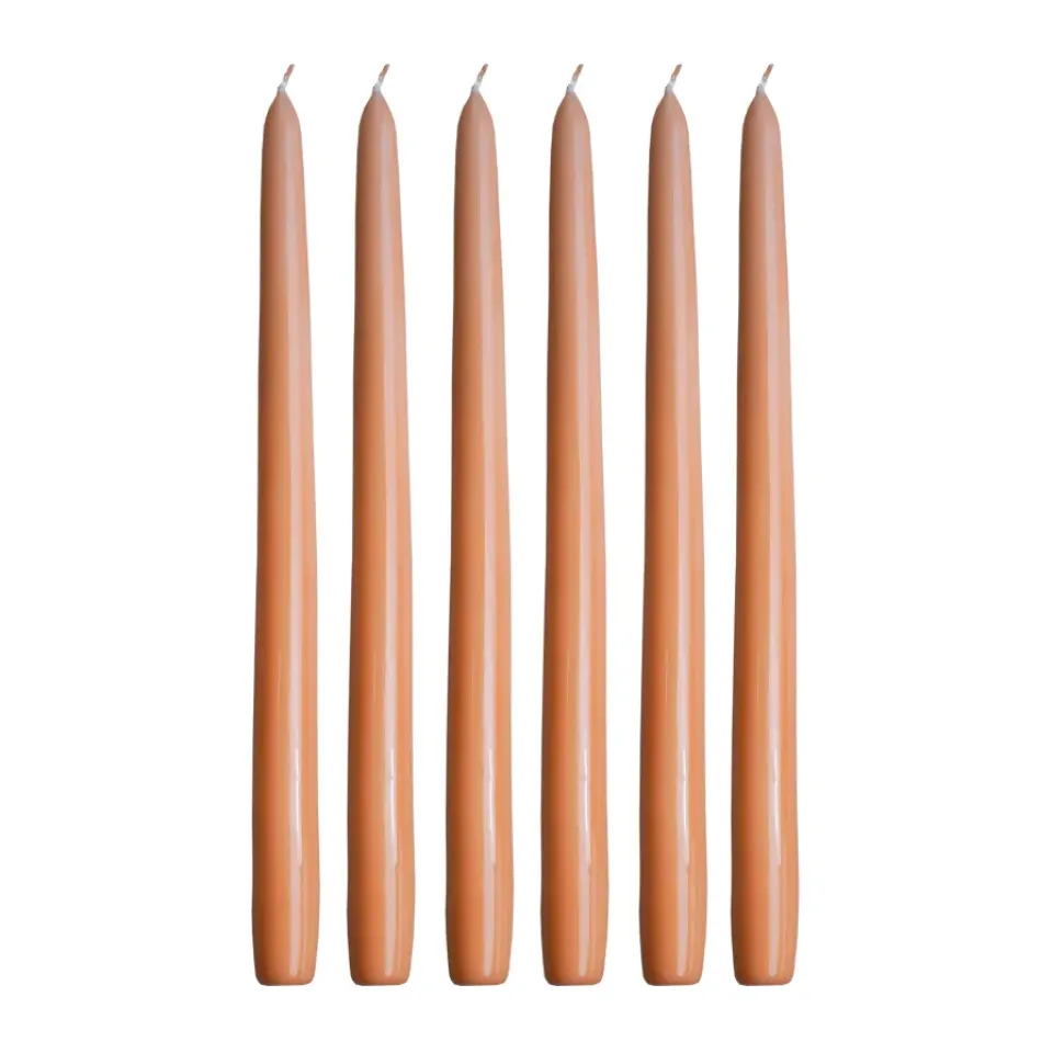 Candles^Hilke Collection Herrgårdsljus candles 30 cm 6-pack , Apricot Orange