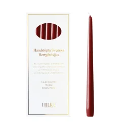 Candles^Hilke Collection Herrgårdsljus candles 30 cm 6-pack , Wine glossy Red