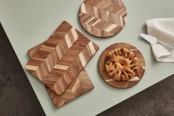 Chopping Boards^Aida Herringbone cutting board 28x38 cm, Acacia Brown