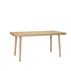 Outlet Hübsch Herringbone dining table 160x80 cm, Nature