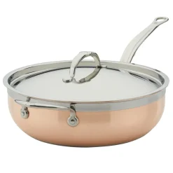 Clearance Hestan Copperbond Sauté pan, 4,7 L Gold-colouredSilver-coloured